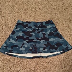 Blue Camouflage Women's Skirt